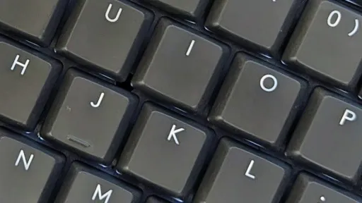 Close up of a backlit keyboard